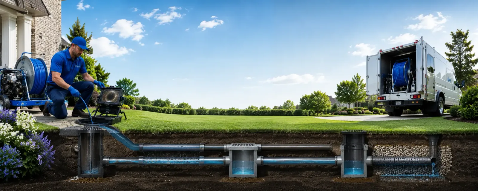 Outdoor drain cleaning information for Cucumber, WV