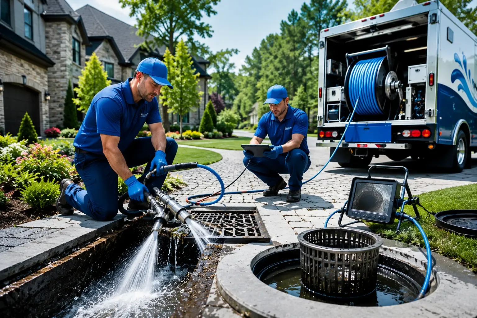Local outdoor drain cleaning professionals in Cucumber, WV